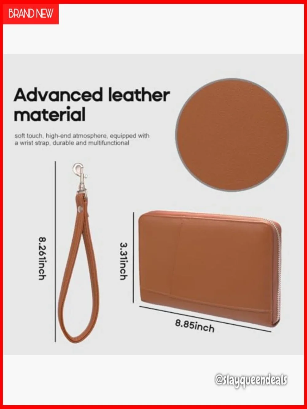 Premium Leather RFID Blocking Passport Holder Wallet Travel Organizer